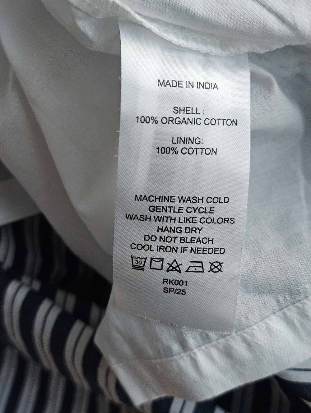 Quince Blue and White Striped Maxi Dress - Picture 7 of 8